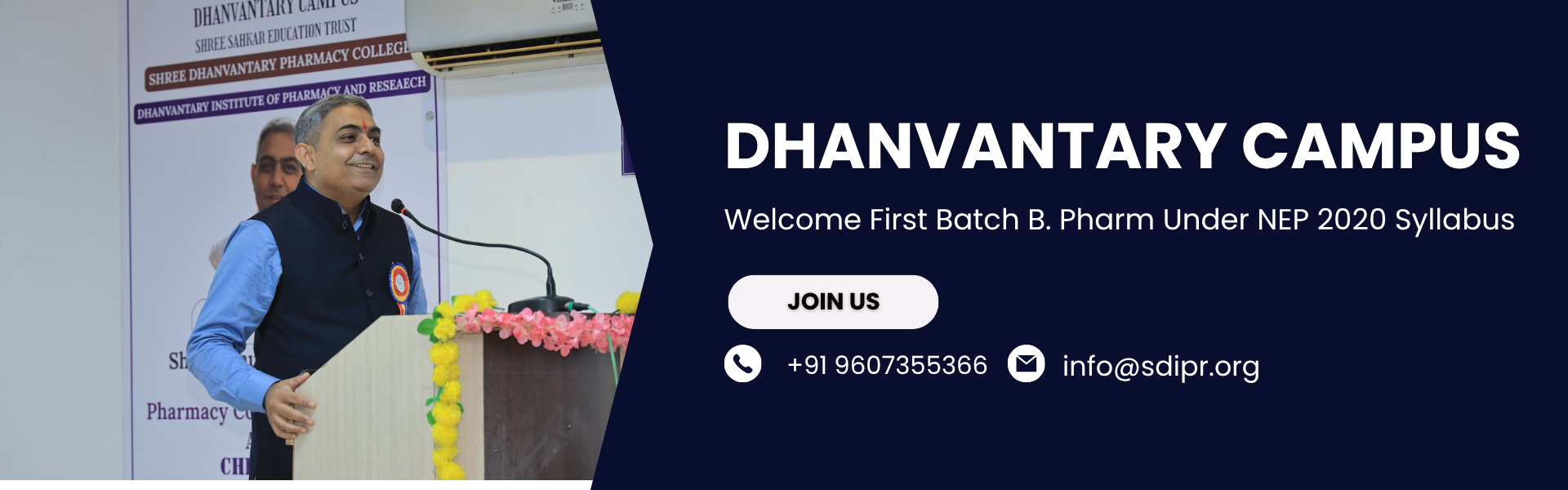 Dhanvantary Institute of Pharmacy and Research campus